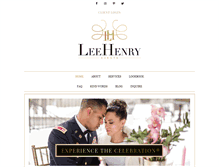 Tablet Screenshot of leehenryevents.com